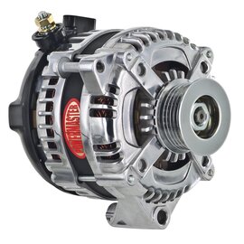 Powermaster Performance Front Runner Internal Fan Alternator - 175 AMP Polished - 867861-1