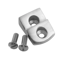 Vintique, Inc. 1935-39 Ford Passenger Car Door Striker Plate - Stainless - 81A-702340-SS