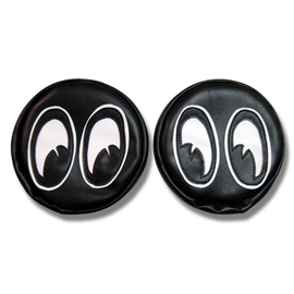 Mooneyes Headlight Covers - Mooneyes Black Eyes -