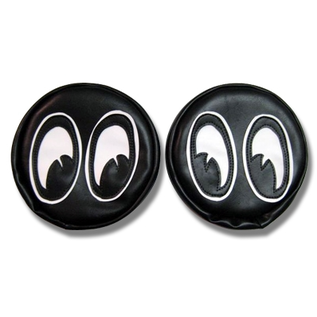 Mooneyes Headlight Covers - Mooneyes Black Eyes -
