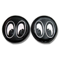 Mooneyes Headlight Covers - Mooneyes Black Eyes -