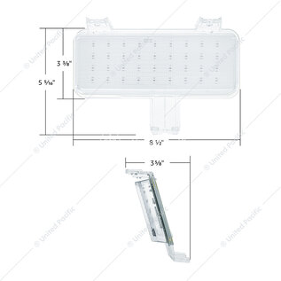 United Pacific 1981-82 Chevy/GMC Truck - 36 Amber LED Sequential Parking Light - L/H - 111093