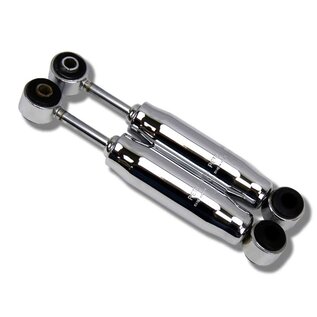 Pete & Jakes Shortie Shocks (chrome) (pair) - 2084-C