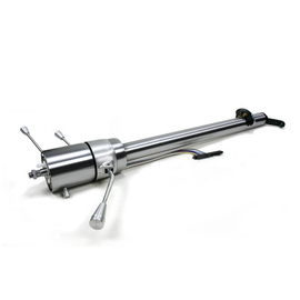 Ididit Retrofit 62-66 Nova; Tilt Column Shift; Brushed Aluminum - 1150646030