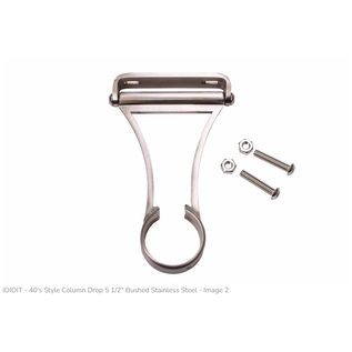 Ididit Column Drop - Ididit 40's style - SS Brushed -