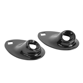 Vintique, Inc. 1933-34 Ford Chopped Headlight Stands  - Black - CHP-13125/6-B