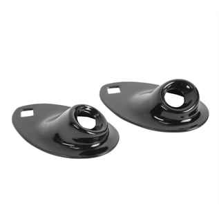 Vintique, Inc. 1933-34 Ford Chopped Headlight Stands  - Black - CHP-13125/6-B