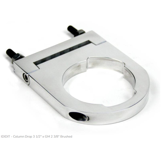Ididit Column Drop - GM 2 3/8" - Brushed Finish