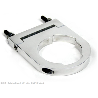 Ididit Column Drop - GM 2 3/8" - Brushed Finish
