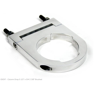 Ididit Column Drop - GM 2 3/8" - Brushed Finish