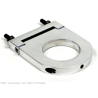 Ididit Column Drop -  ididit 2 1/4" - Brushed Finish