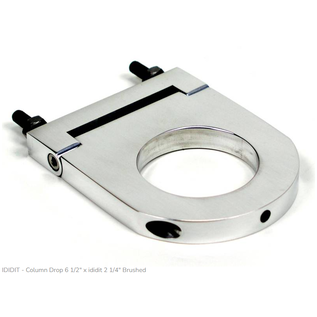 Ididit Column Drop -  ididit 2 1/4" - Brushed Finish