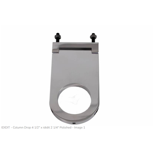 Ididit Column Drop -  ididit 2 1/4" - Polished Finished