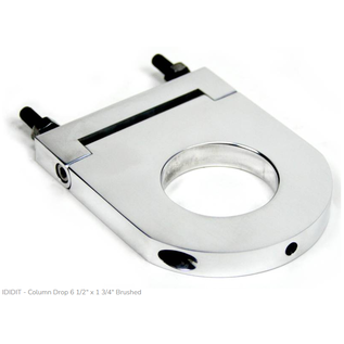 Ididit Column Drop - 1 3/4" - Brushed Finish