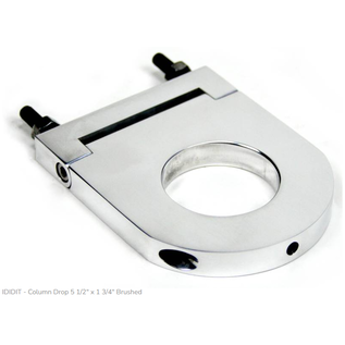 Ididit Column Drop - 1 3/4" - Brushed Finish