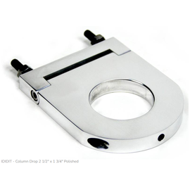 Ididit Column Drop - 1 3/4" - Polished Finish