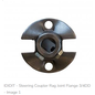 Ididit Steering Coupler Rag Joint Flange 3/4DD - BORVRDW7DD
