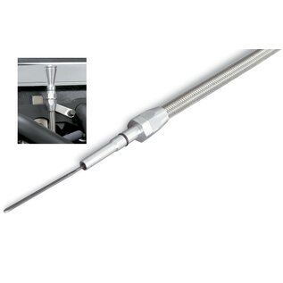 Lokar Flexible Engine Dipstick (Gen 3 LS Series Car - Push Into Block Passenger's Side/ Doug Thorley Tri-Y Headers)