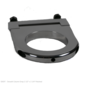 Ididit 2 1/4" hole Smooth Column Drop - Polished Aluminum