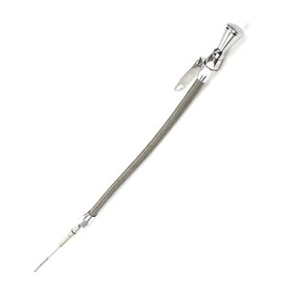 Lokar Flexible Engine Dipstick (Gen 4 LS Car) - Push Into Block Passenger's Side
