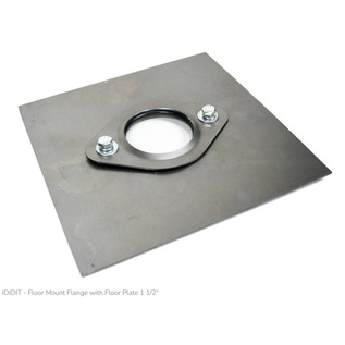 Ididit Floor Mount Flange with Floor Plate