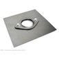 Ididit Floor Mount Flange with Floor Plate