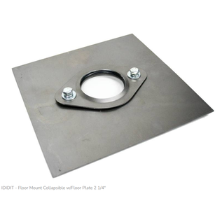 Ididit Floor Mount Flange with Floor Plate