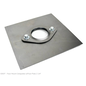 Ididit Floor Mount Flange with Floor Plate