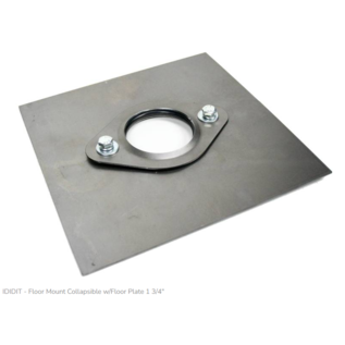 Ididit Floor Mount Flange with Floor Plate