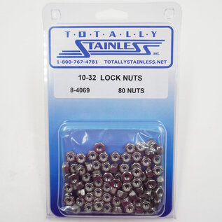 Totally Stainless Totally Stainless 10-32 Stainless Lock Nuts - 8-4069
