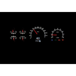 Dakota Digital 92- 96 Ford Pickup/Bronco RTX Instruments - RTX-92F-PU-X