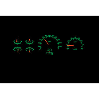 Dakota Digital 92- 96 Ford Pickup/Bronco RTX Instruments - RTX-92F-PU-X
