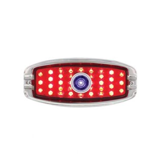 United Pacific 41-48 Chevy Car LED Tail Light w/ Blue Dot Passenger's Side - C4062RRBD