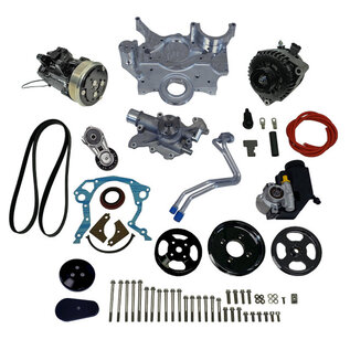 Vintage Air Vintage Air Small Block Ford Front Runner Drive System - A/C, Alternator & Power Steering