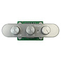 Vintage Air Gen IV & 5 Upgrade 3-Knob Streamline Oval Horizontal Wide Control Panel