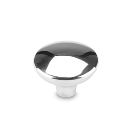 Lokar Shift Knob - Solid Retro  - Plain No Shift Pattern - Polished - SK-6985