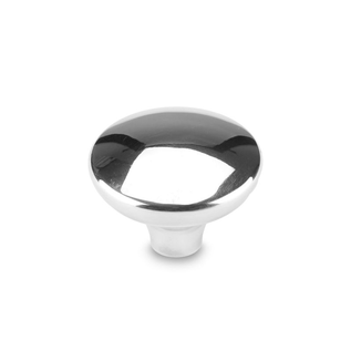 Lokar Shift Knob - Solid Retro  - Plain No Shift Pattern - Polished - SK-6985