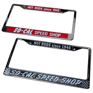 So-Cal Speed Shop SO-CAL Speed Shop License Plate Frames