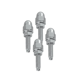 KNS Accessories Acorn Fastener Set - Chrome - 50511