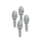 KNS Accessories Acorn Fastener Set - Chrome - 50511