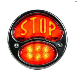 KNS Accessories 28-31 Ford "Stop" Tail Light - SS Housing - RH - KA0071