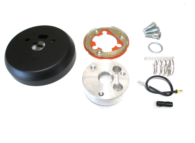 Forever Sharp Black Steering Wheel Adapter For 1970-1974 Barracuda – Fits Grant, Momo