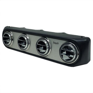 Vintage Air Under Dash Brushed Heritage Pod Louver Assembly - 620007