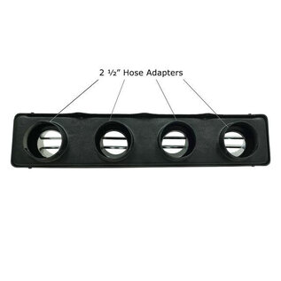 Vintage Air Under Dash Brushed Heritage Pod Louver Assembly - 620007