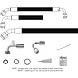 Vintage Air 1968-72 Oldsmobile Cutlass with Factory Air SureFit™ Reduced Barrier Modified Hose Kit - 521222