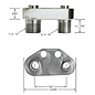 Vintage Air SD7B10 Compressor Fitting Kit - Black - 045009