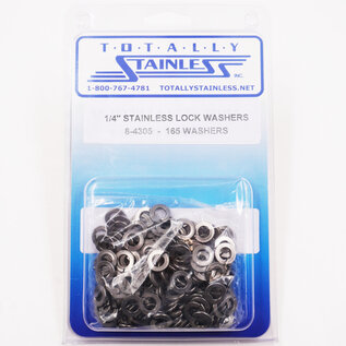 Totally Stainless 1/4" Stainless Split Lock Washers - 8-4305