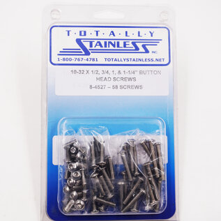 Totally Stainless 10-32 Stainless Assorted Button Head Machine Screws - 8-4527