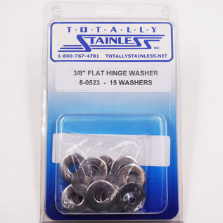 Totally Stainless 3/8 Stainless Flat Hinge Washers - 8-0523