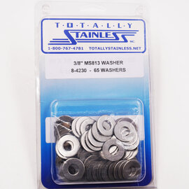Totally Stainless 3/8 Stainless MS813 Flat Washers - 8-4230